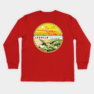 Aerocar- the flying car Kids Long Sleeve T-Shirt